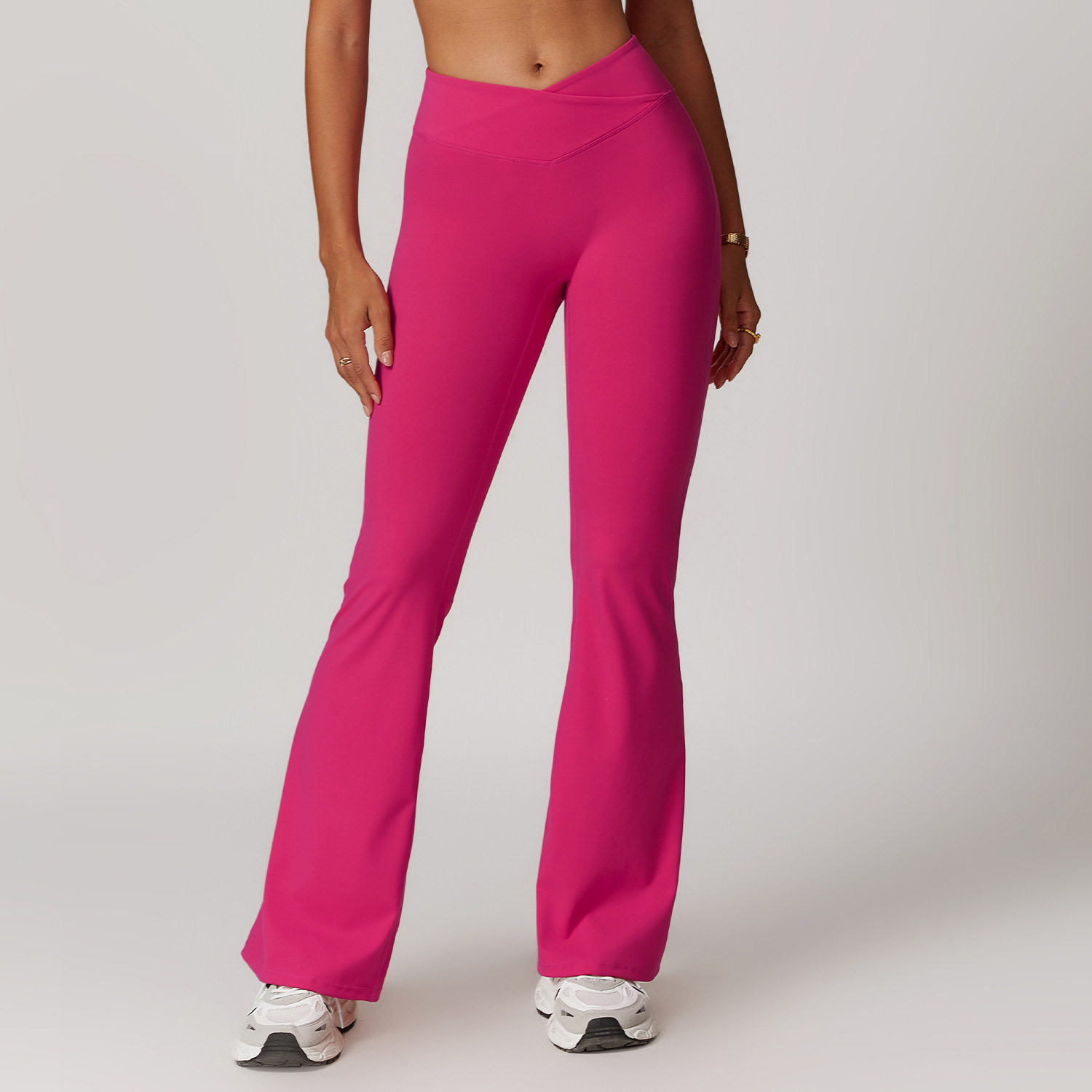 V WAIST FLARE LEGGINGS